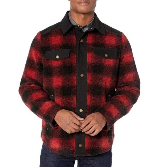 Pendleton Redwood Plaid Shirt Jacket - Picture 2 of 7